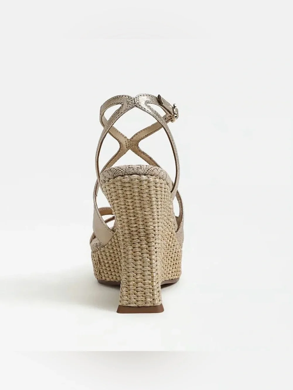 Circus by Sam Edelman Metallic Gold Strappy Wedge Sandal - Never Worn in Box!